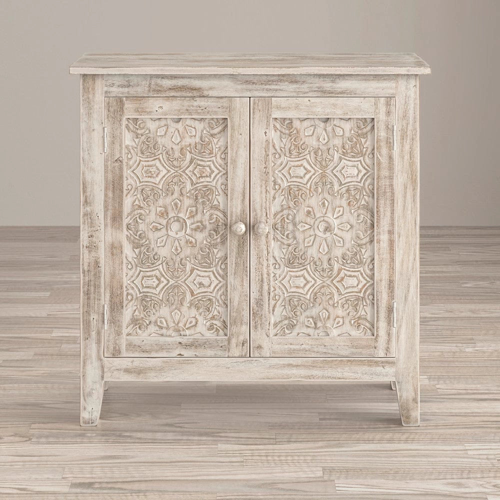 Global Archive Hand Carved Accent Chest