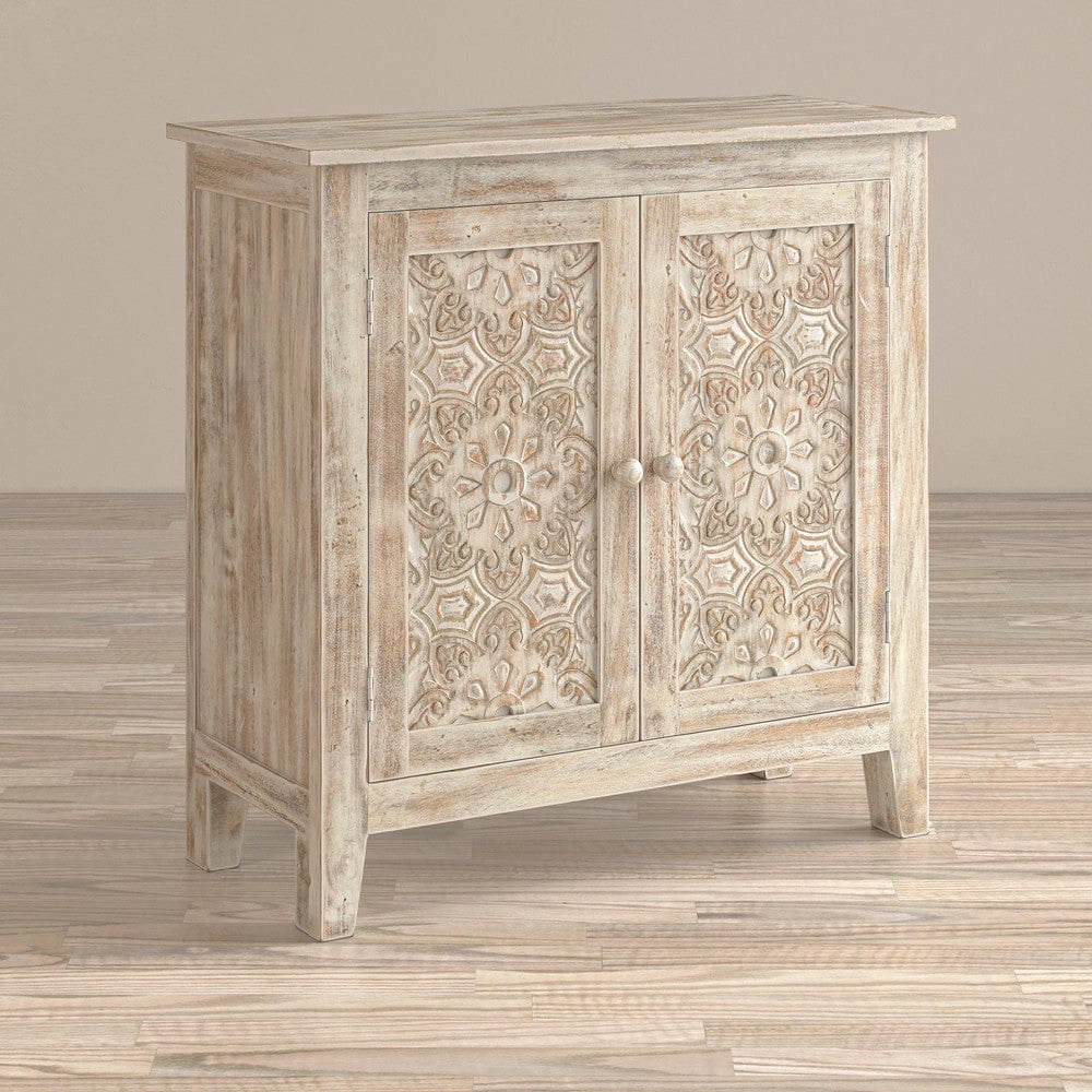 Global Archive Hand Carved Accent Chest