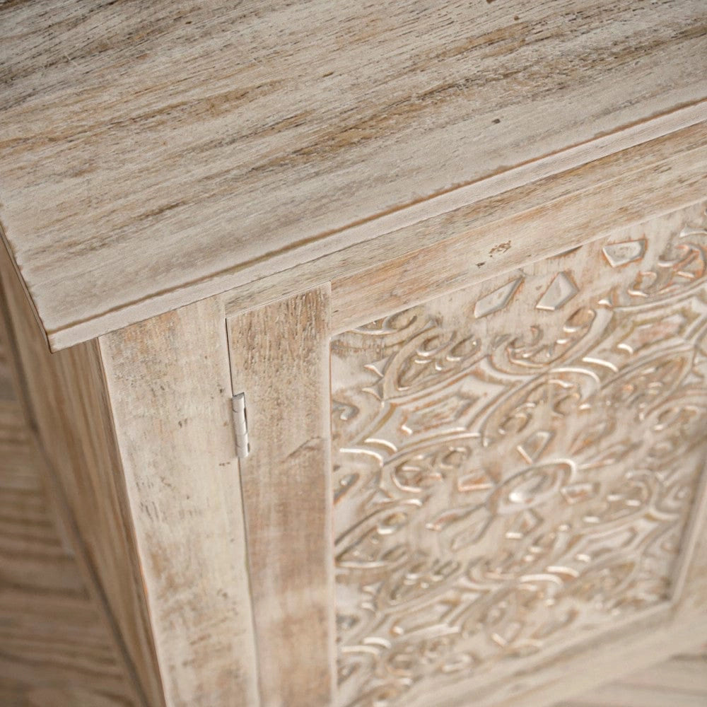 Global Archive Hand Carved Accent Chest